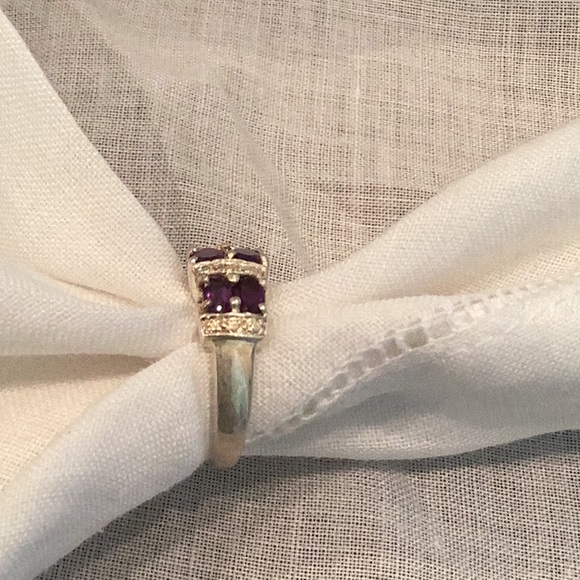 Amethyst silver ring - Picture 3 of 7